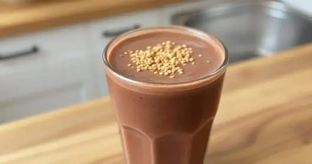 Smoothie Ouro Fit: Linhaça Crocante & Chocolate