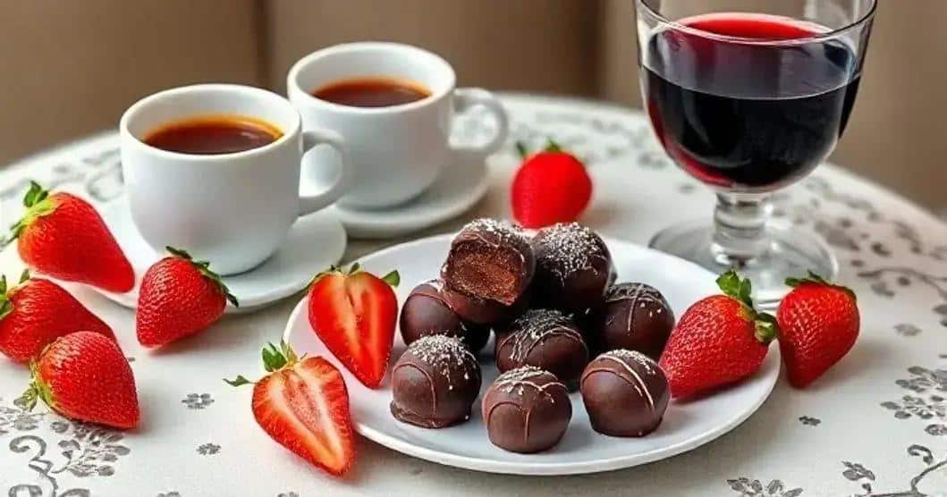 Sugestões de Acompanhamento para Trufas de Chocolate Sugestões de Acompanhamento para Trufas de Chocolate