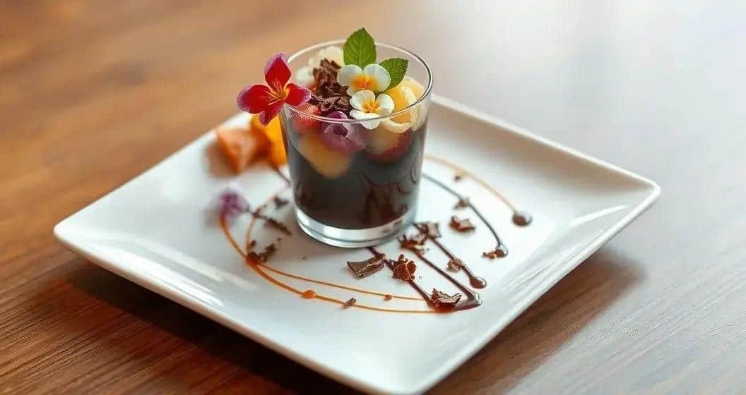 Sugestões de apresentação do ganache Sugestões de apresentação do ganache
