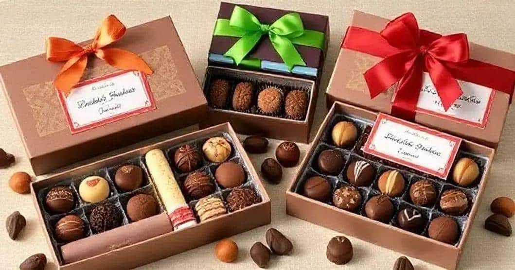 Sugestões de Presentes com Bombons de Chocolate