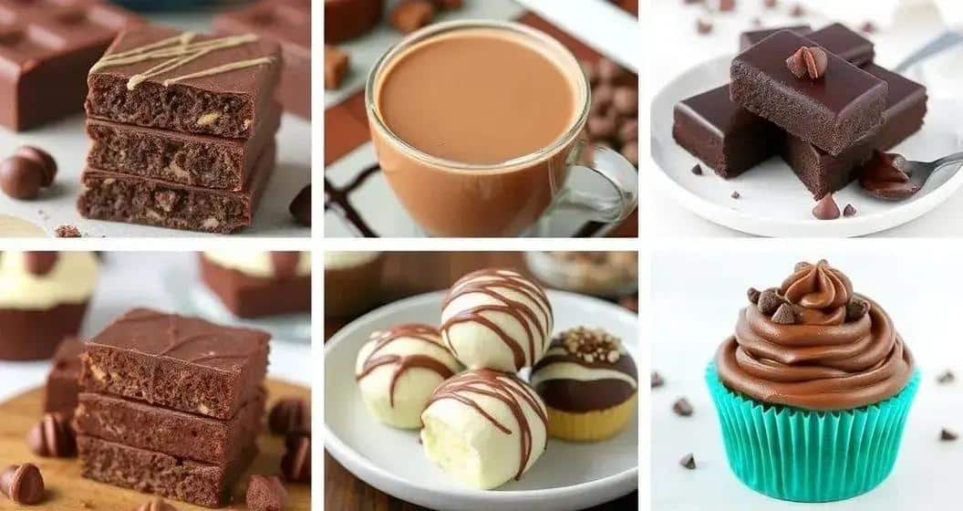 Sugestões de receitas com chocolate pronto