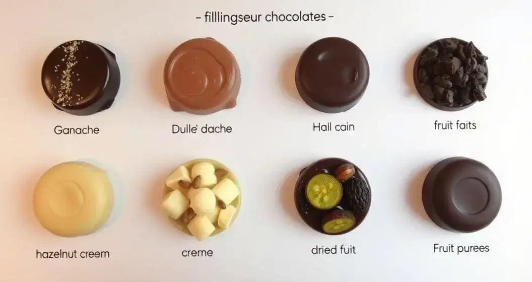 Sugestões de Recheio para o Primeiro Chocolate Recheado Sugestões de Recheio para o Primeiro Chocolate Recheado