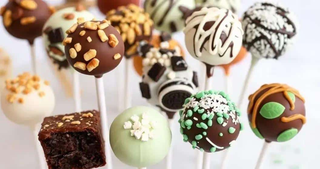 Variações do Brownie no Palito Variações do Brownie no Palito