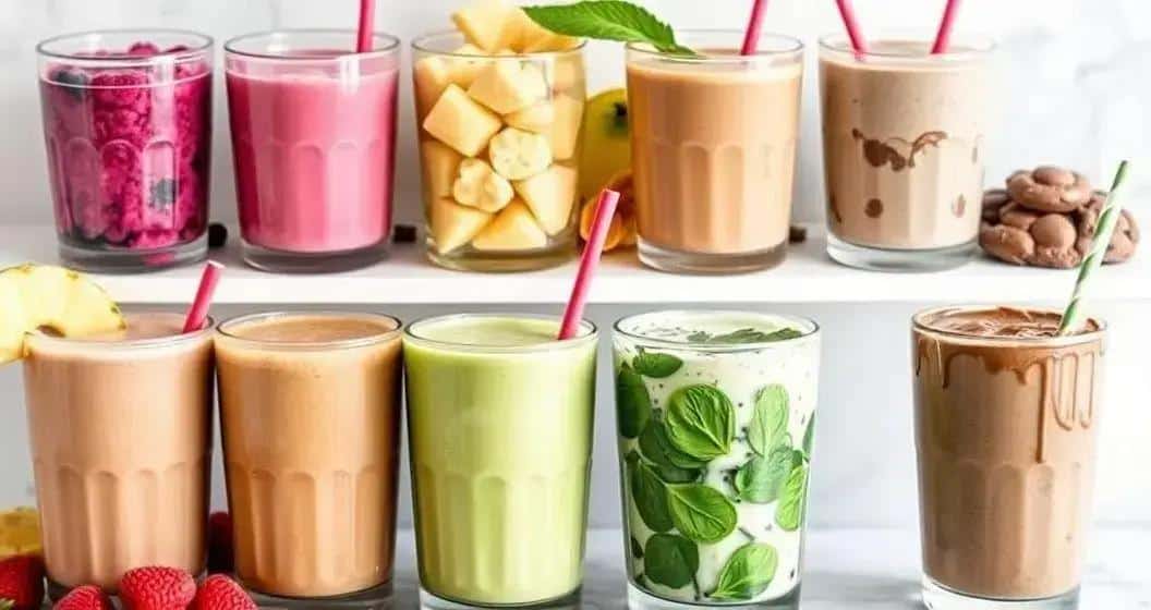 Variações para o Shake de Chocolate