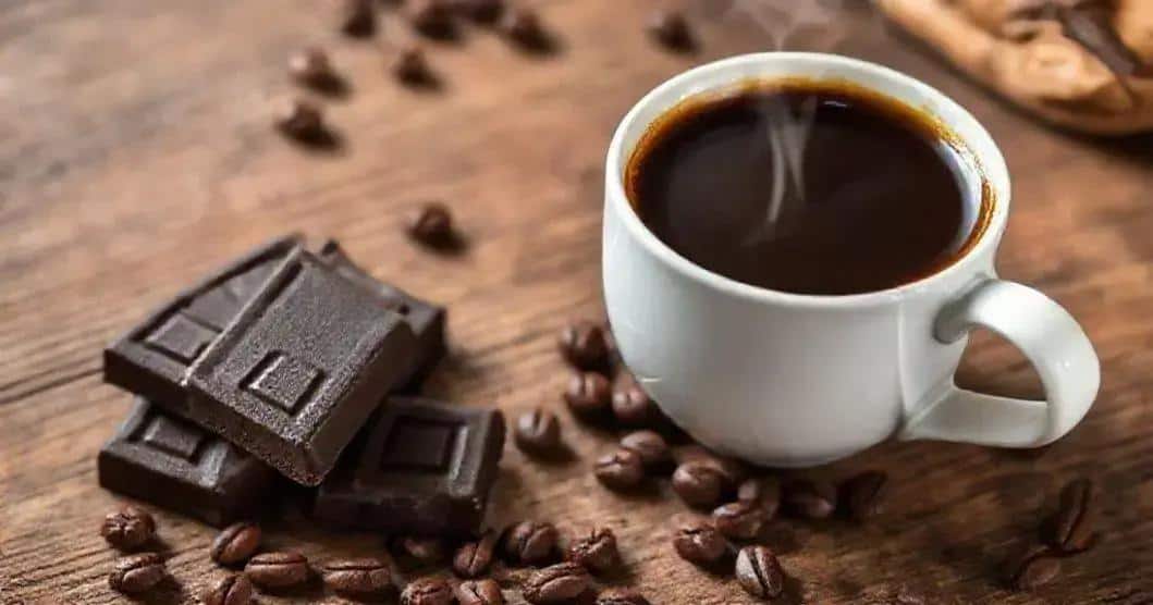 Ingredientes para adicionar café ao chocolate