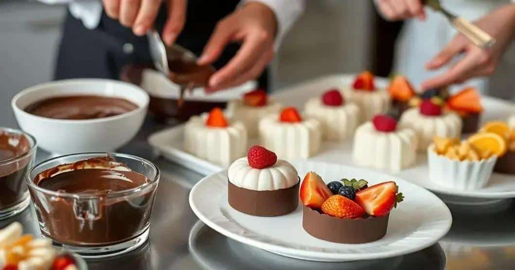 Método de preparação do chocolate em casamentos Método de preparação do chocolate em casamentos