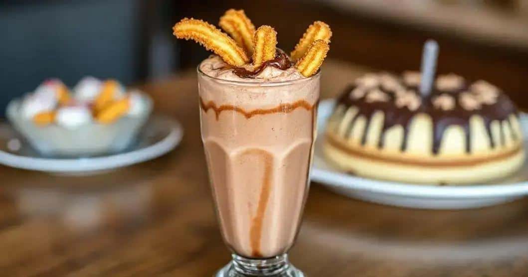 Milkshake Fiesta Churros: Cacau & Crocância Espanhola 1 Milkshake Fiesta Churros: Cacau & Crocância Espanhola