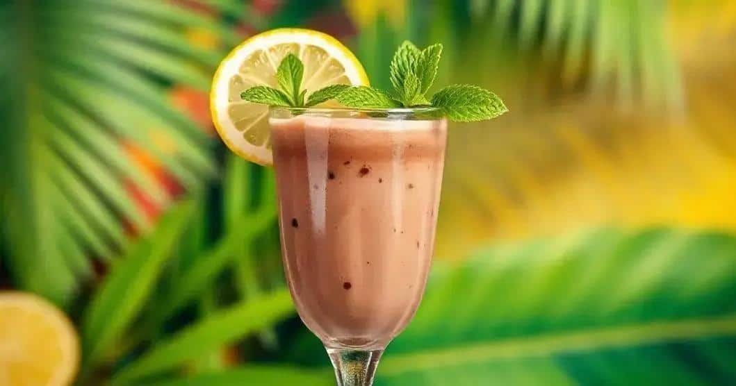 Refresco Verão ChocoMint: Hortelã, Limão & Gelo