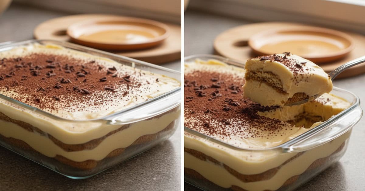 Leia mais sobre o artigo Pavê Elegância Clássica: Biscoito Champanhe e Creme de Cacau