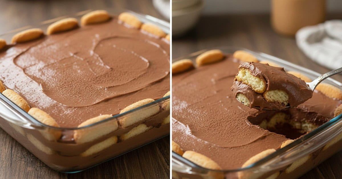 Leia mais sobre o artigo Pavê Elegância Clássica: Biscoito Champanhe e Creme de Cacau