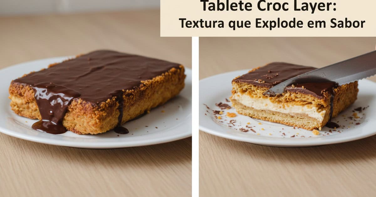 Leia mais sobre o artigo Tablete Croc Layer: Textura que Explode em Sabor